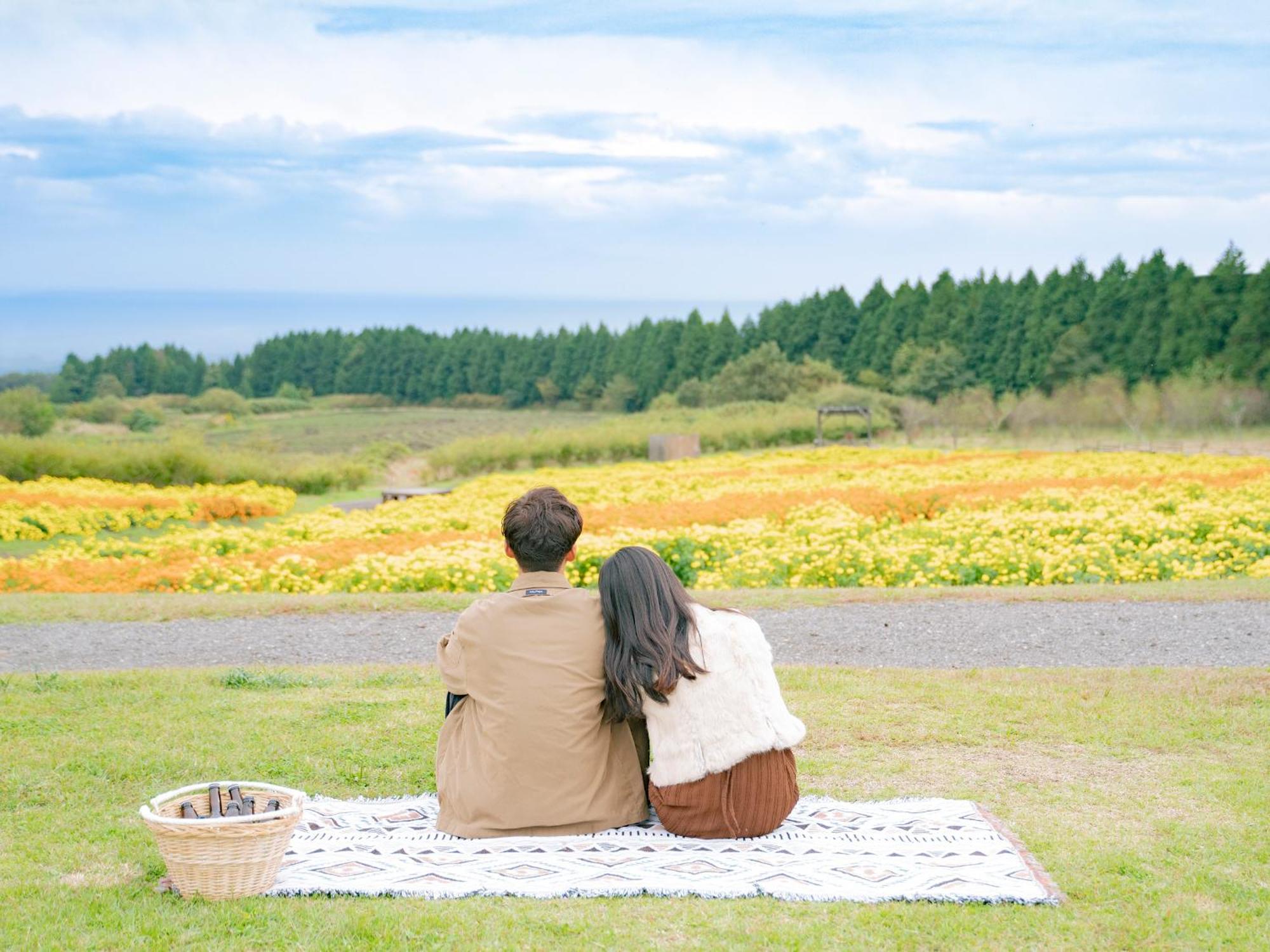 くじゅう花公園　キャンピングリゾート花と星 Kuju Esterno foto